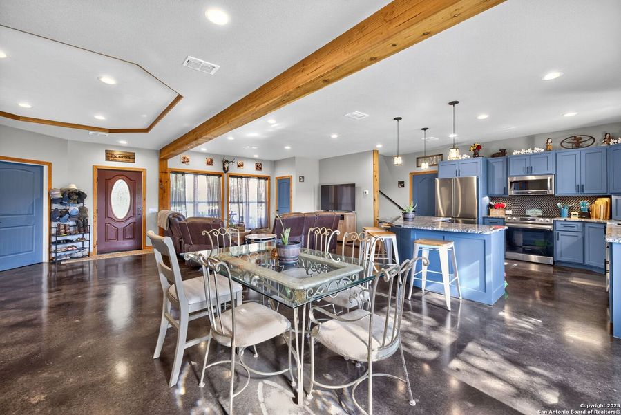 Furnished interior view inside a new home in , Bandera (Image 27). Furnished interior view inside a new home in , Bandera (Image 27).