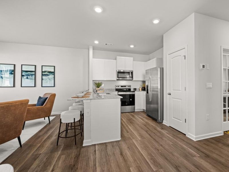 Furnished interior view inside a new home in Woodbury Park, Atlanta (Image 14).