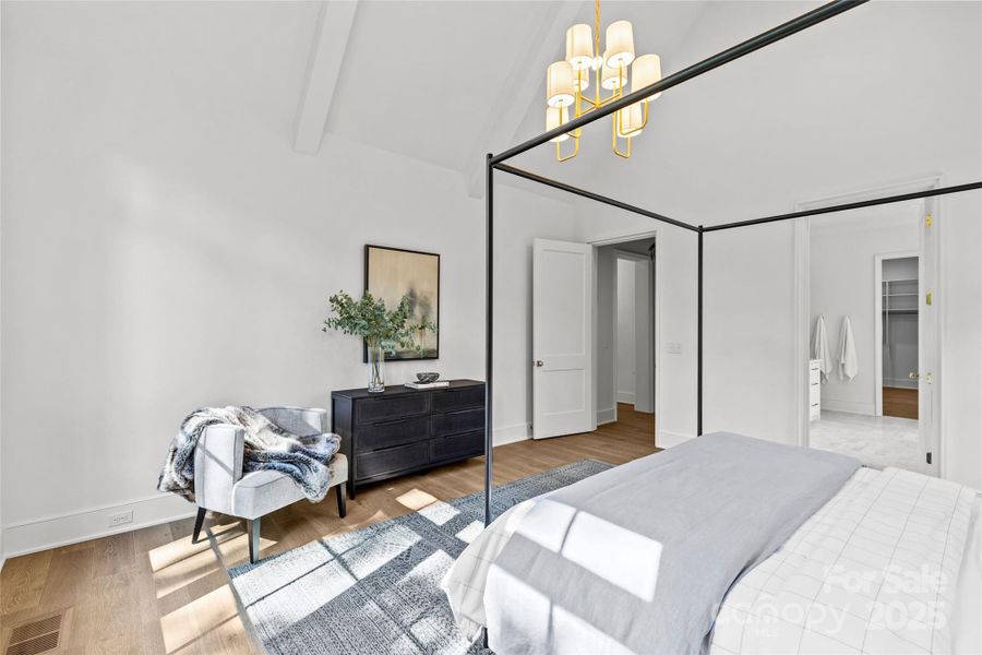 Furnished interior view inside a new home in Stratford Chase, Charlotte (Image 37).