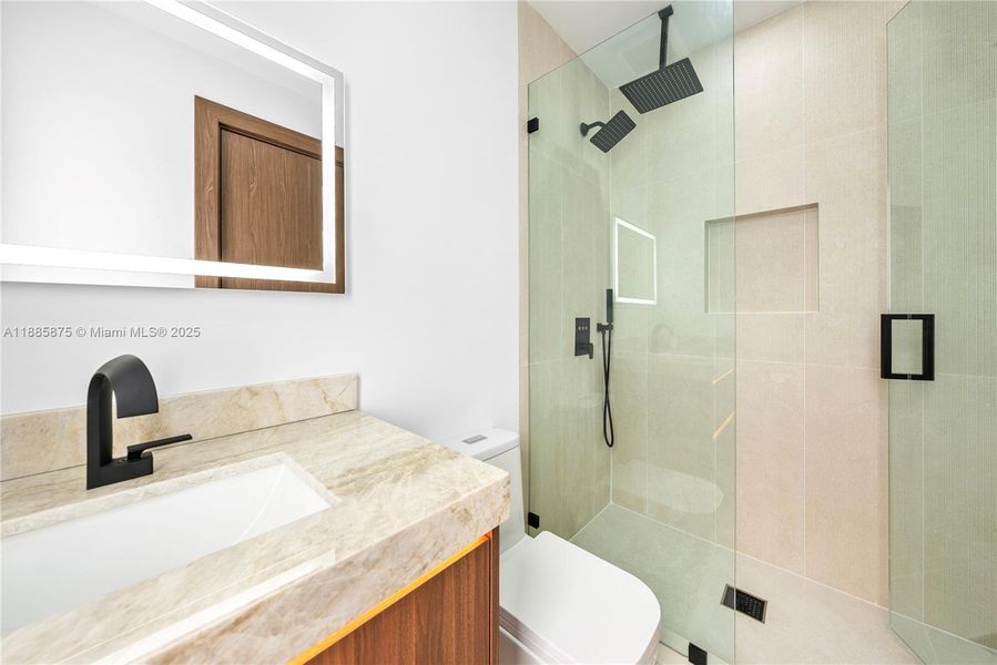 Furnished interior view inside a new home in , Miami (Image 15). Furnished interior view inside a new home in , Miami (Image 15).