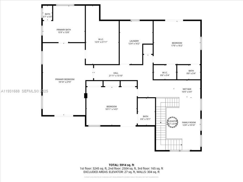 2D floor plan layout of this home in , Naples, FL (Image 6).