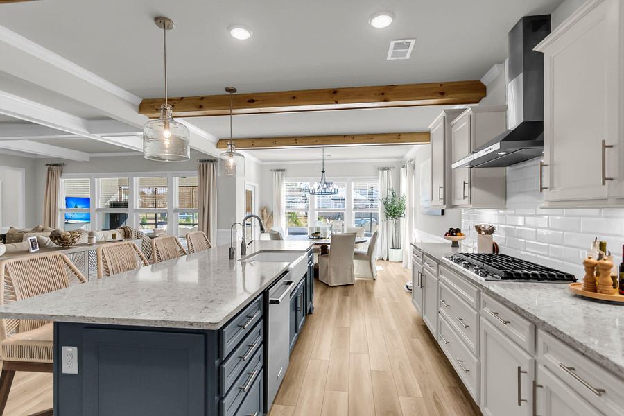 Furnished interior view inside a new home in Sea Island Preserve, Johns Island (Image 23).