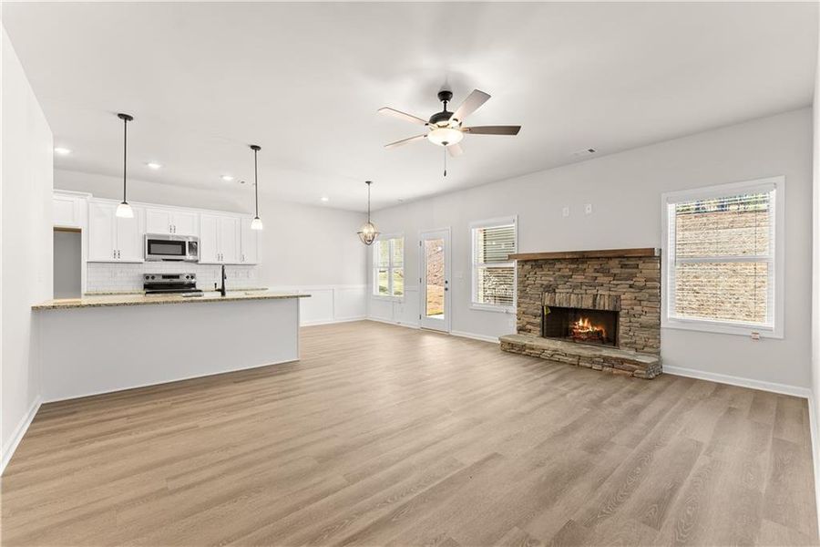 Spacious, unfurnished interior of a new home in , Lula (Image 37).