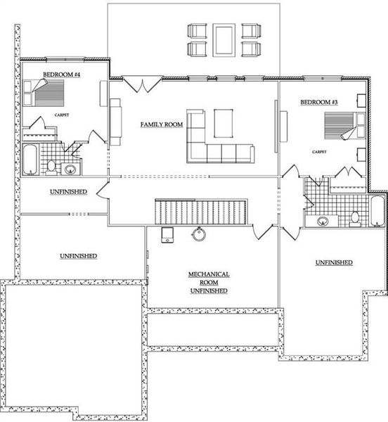 2D floor plan layout of this home in , Gainesville, GA (Image 4).