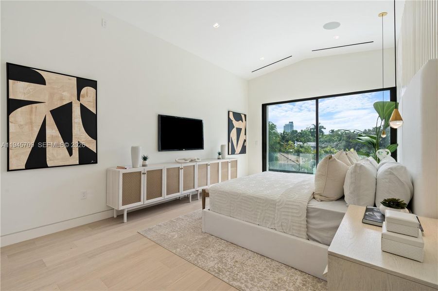 Furnished interior view inside a new home in , Miami Beach (Image 12).
