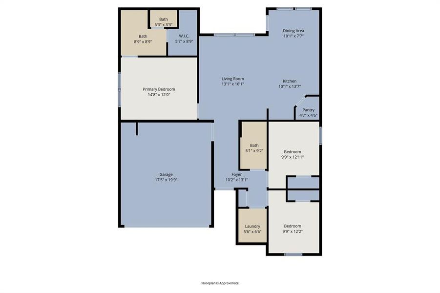 2D floor plan layout of this home in , Waco, TX (Image 3). 2D floor plan layout of this home in , Waco, TX (Image 3).