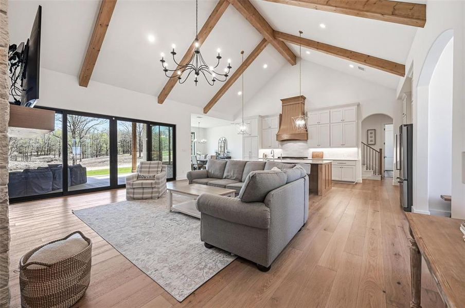 Furnished interior view inside a new home in , Weatherford (Image 17).