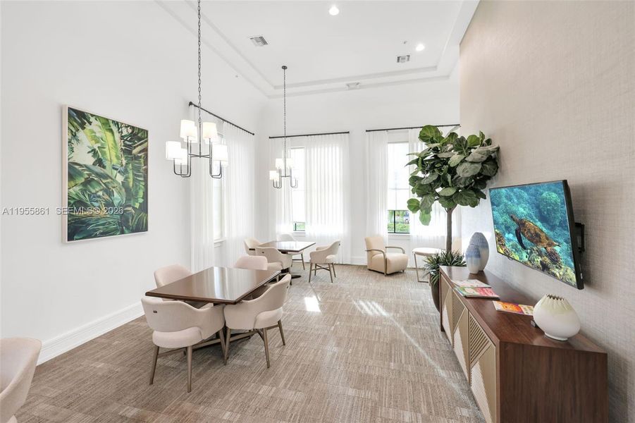 Furnished interior view inside a new home in , Ave Maria (Image 17).