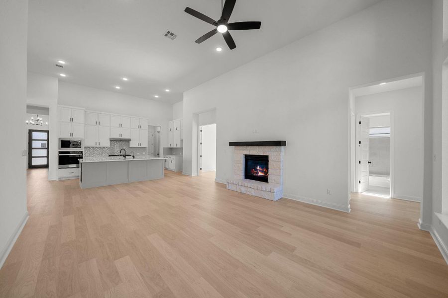 From Family Room to Open Concept Kitchen