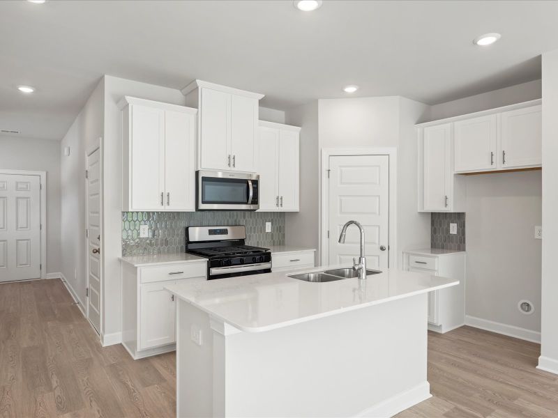 Furnished interior view inside a new home in Valentine Townes, Greer (Image 4).