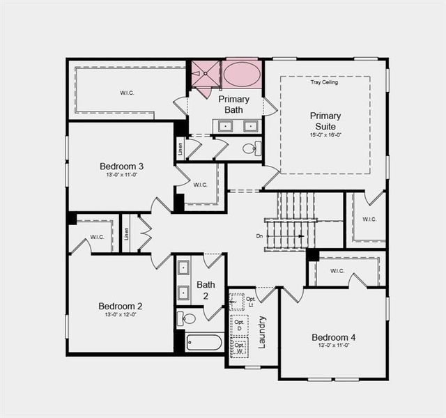 2D floor plan layout of this home in Nichols Farm, Dacula, GA (Image 6). 2D floor plan layout of this home in Nichols Farm, Dacula, GA (Image 6).