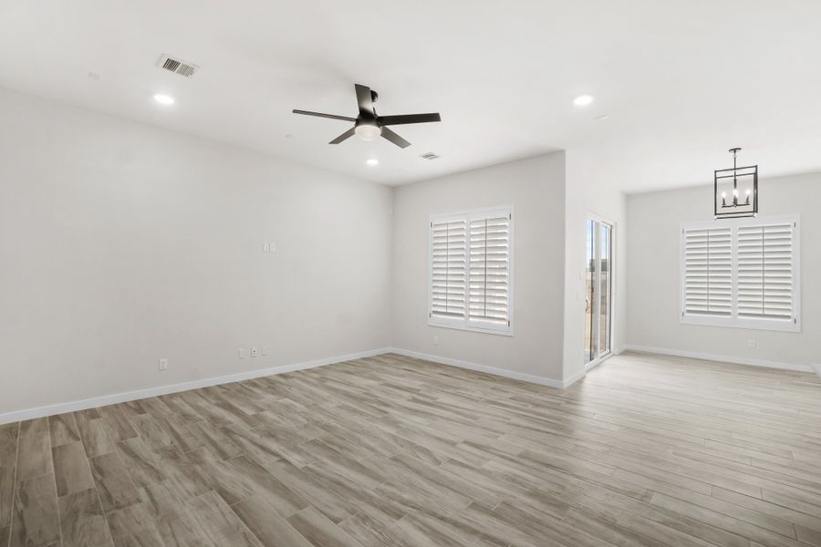Representative unfurnished interior of a home built from the Cap Rock by LEH. Homes in Tierra Del Este 91, El Paso (Image 22).