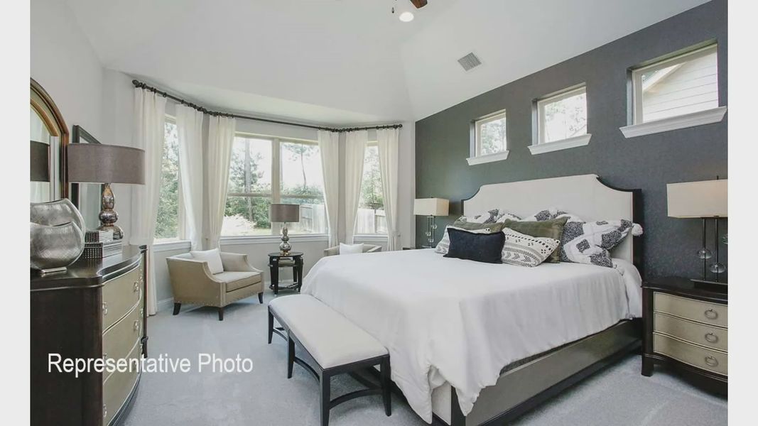 Furnished interior view inside a new home in Hulen Trails, Fort Worth (Image 8).
