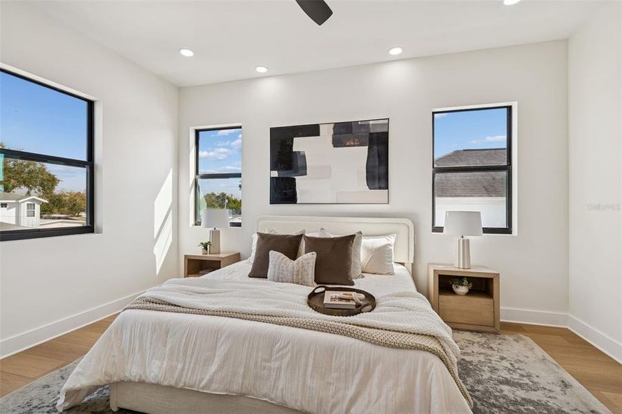 Furnished interior view inside a new home in , Tampa (Image 36).