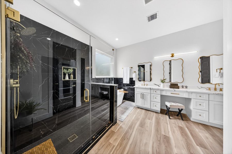 Furnished interior view inside a new home in , New Caney (Image 10).