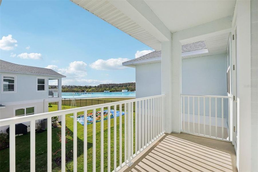 Exterior details and patio area of a home in Lagoon Residences at Epperson, Wesley Chapel (Image 12).