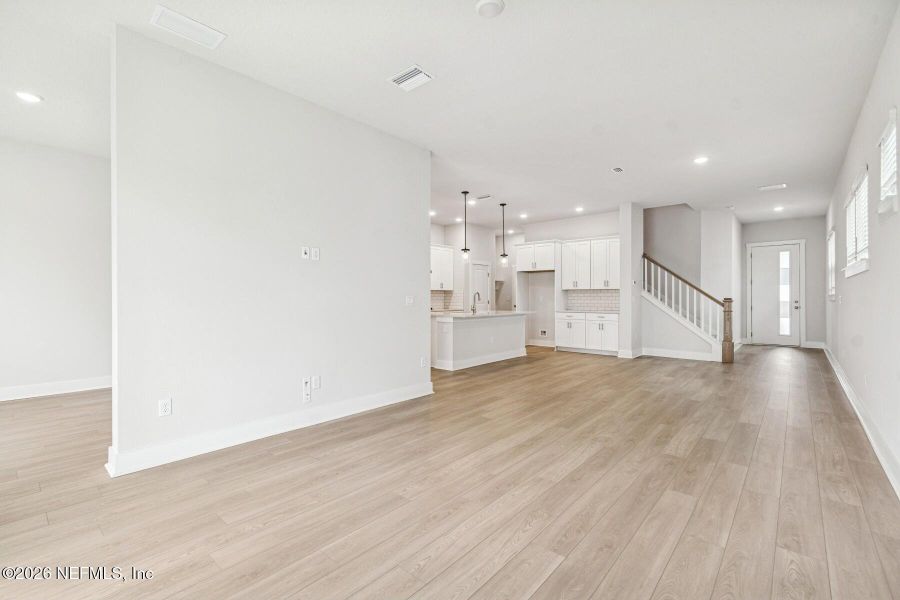 Spacious, unfurnished interior of a new home in Kettering at eTown - Paired Villas, Jacksonville (Image 18).