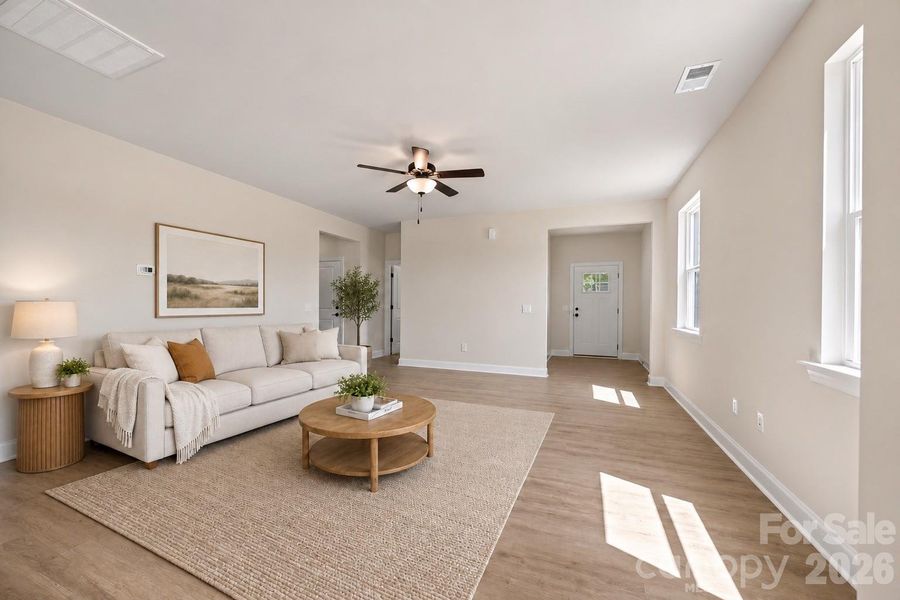 Main Living Area Virtually Staged