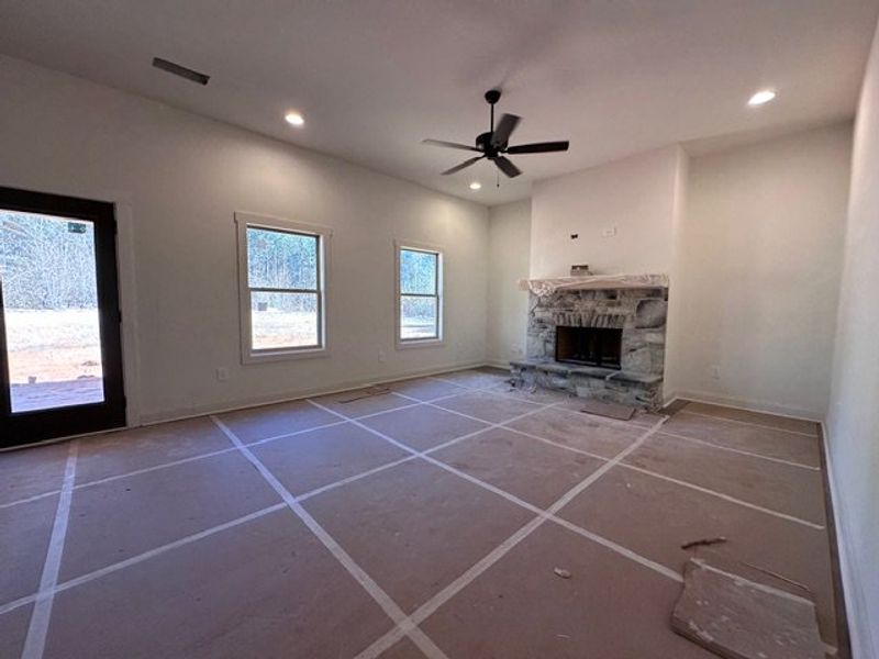 In-progress construction of a new home in Kimbell Acres, Pine Mountain, GA (Image 5).