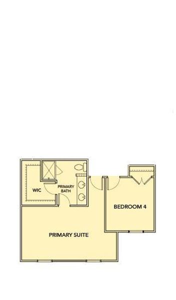 2D floor plan layout of this home in Park Center Pointe, Mableton, GA (Image 4).