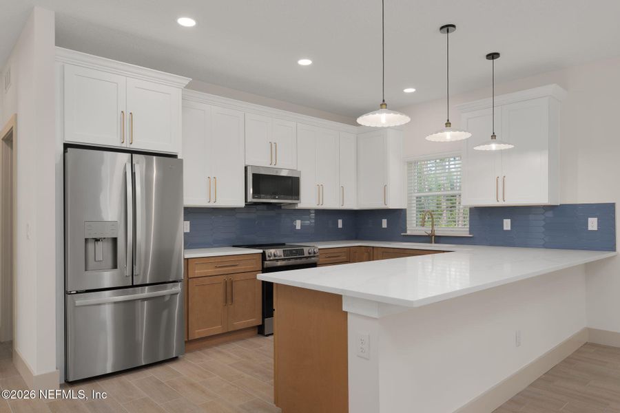 Furnished interior view inside a new home in , Hastings (Image 5).
