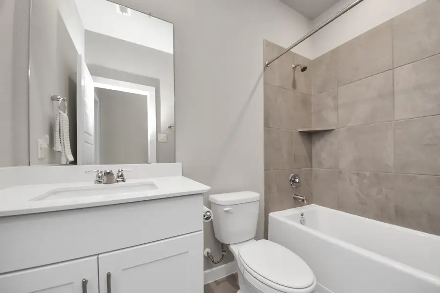 Furnished interior view inside a new home in Heights of Barbers Hill, Baytown (Image 4).