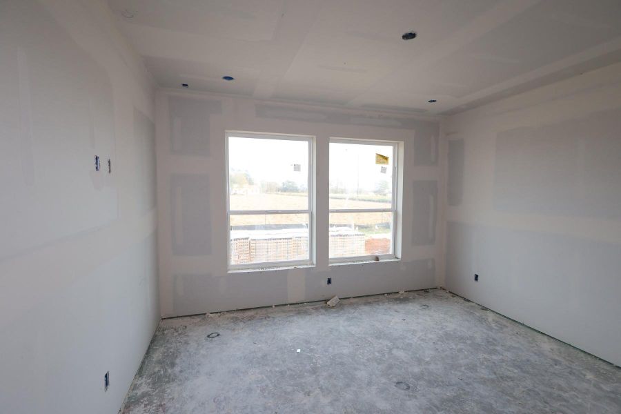 In-progress construction of a new home in The Grand Prairie 40’, Hockley, TX (Image 37).