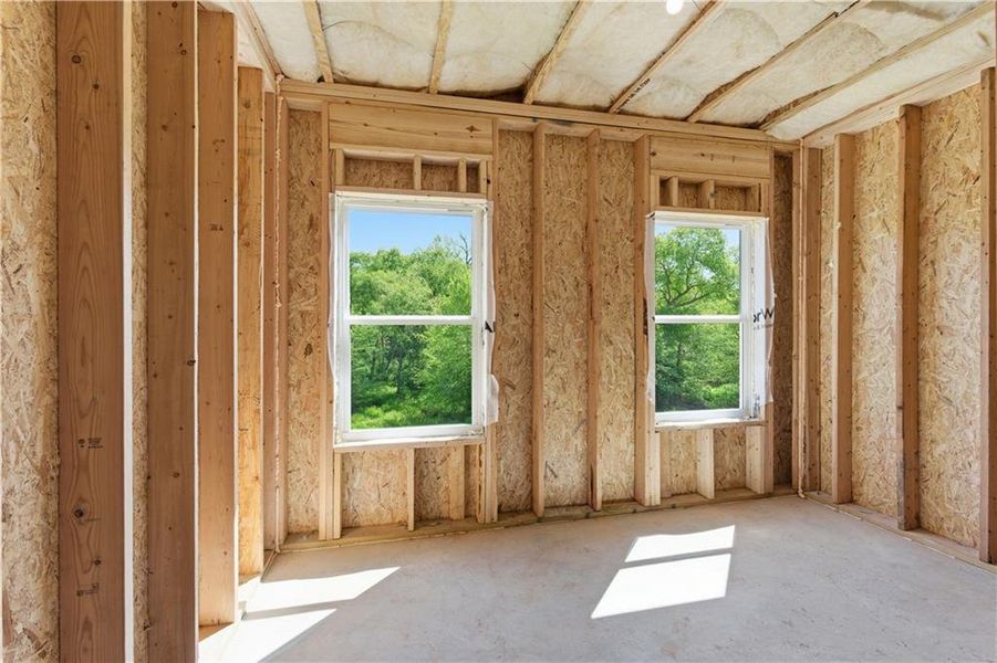In-progress construction of a new home in The View at Groover’s Lake, Lithia Springs, GA (Image 18).