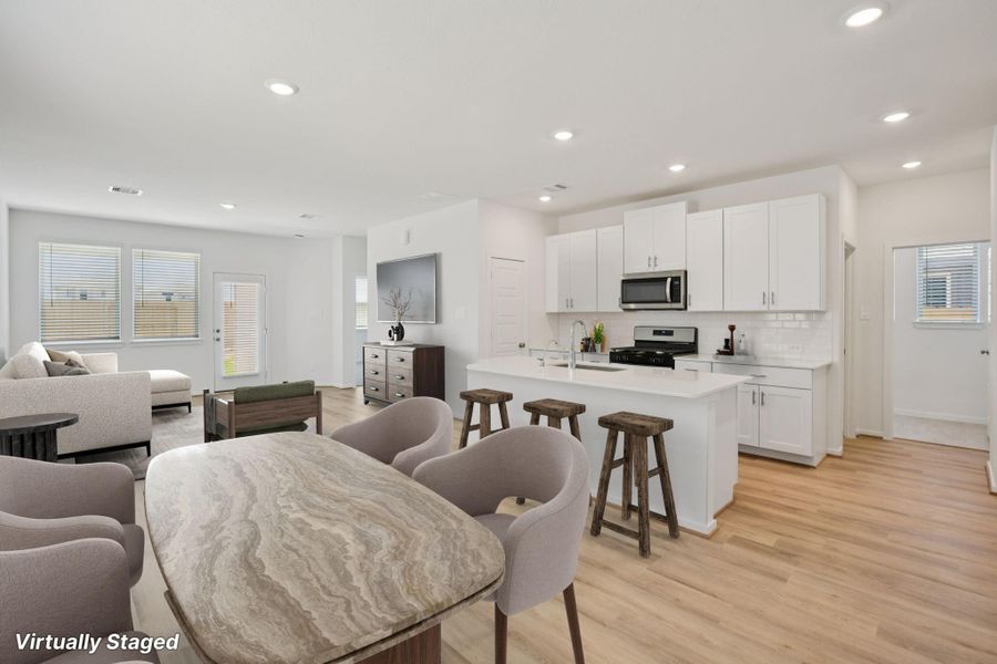 Furnished interior view inside a new home in Sundance Cove - Traditional Series, Crosby (Image 15).