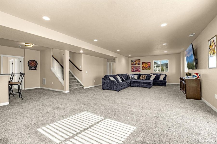 Furnished interior view inside a new home in , Colorado Springs (Image 34). Furnished interior view inside a new home in , Colorado Springs (Image 34).