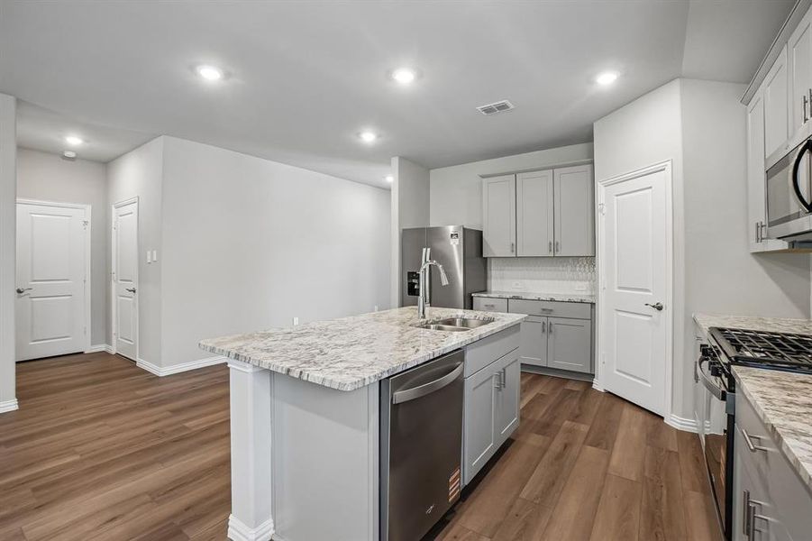 Furnished interior view inside a new home in Stella Hills, Denton (Image 10).