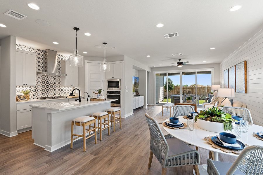 Furnished interior view inside a new home in Flora, Hutto (Image 9). Furnished interior view inside a new home in Flora, Hutto (Image 9).