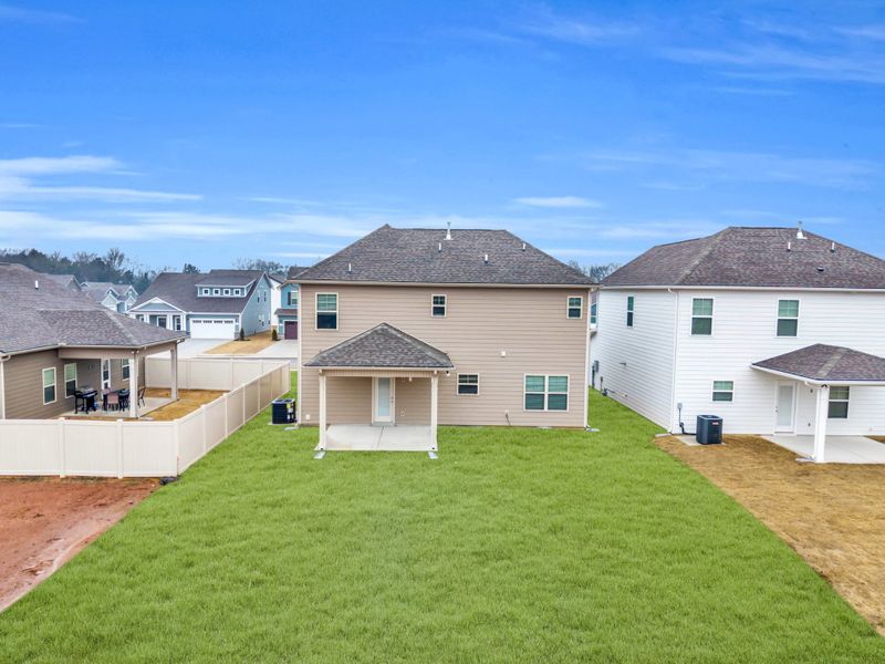Exterior details and patio area of a home in Salem Landing, Rockvale (Image 20).