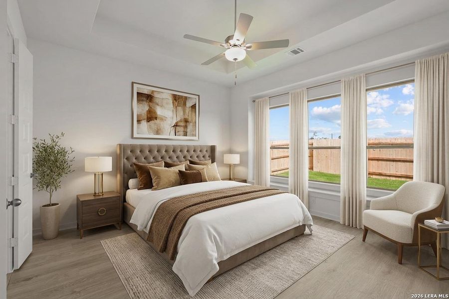 Furnished interior view inside a new home in Buffalo Crossing, Cibolo (Image 12).