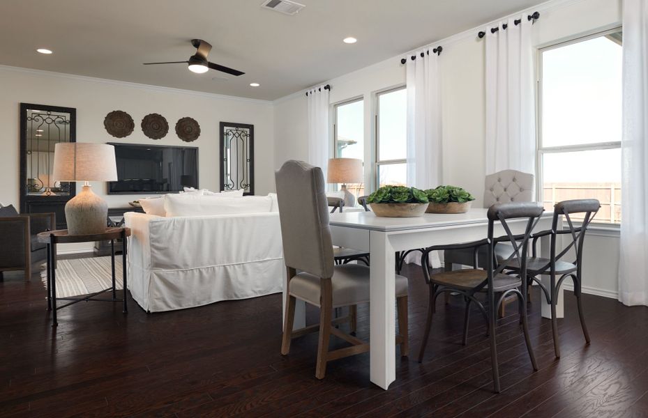 Representative furnished interior of a home built from the Mesilla by Centex in Dove Song, Marion (Image 8). Representative furnished interior of a home built from the Mesilla by Centex in Dove Song, Marion (Image 8).