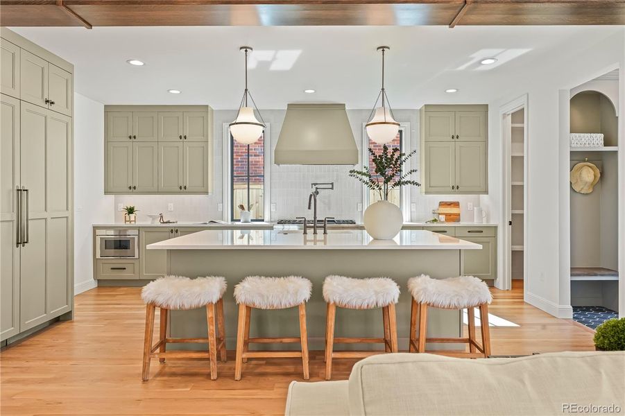 Furnished interior view inside a new home in , Denver (Image 5).