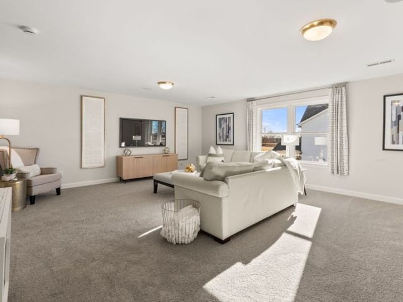 Representative furnished interior of a home built from the Montcrest by True Homes in Whispering Hills, Locust (Image 23).