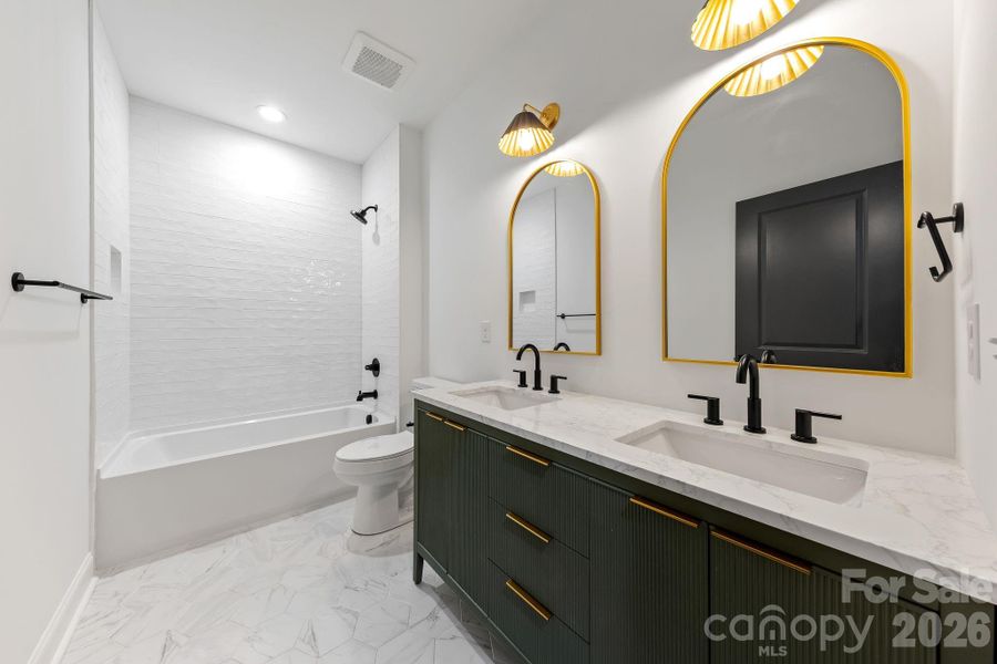 Furnished interior view inside a new home in , Charlotte (Image 13).