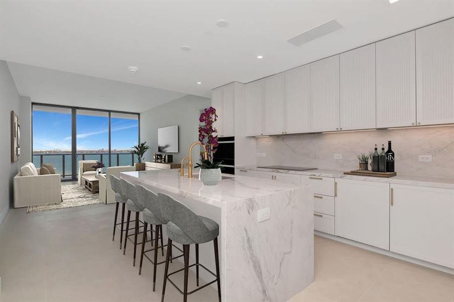 Furnished interior view inside a new home in , Tampa (Image 11).