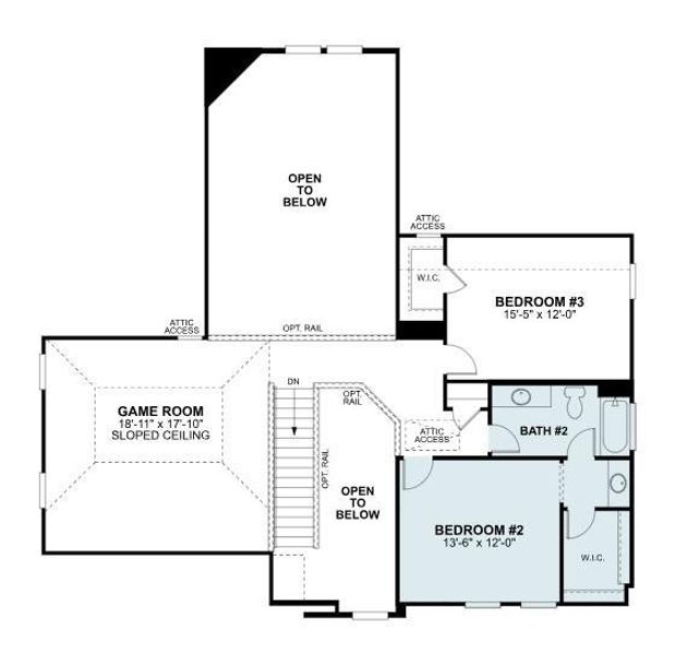 2D floor plan layout of this home in Berryknoll, Montgomery, TX (Image 5). 2D floor plan layout of this home in Berryknoll, Montgomery, TX (Image 5).