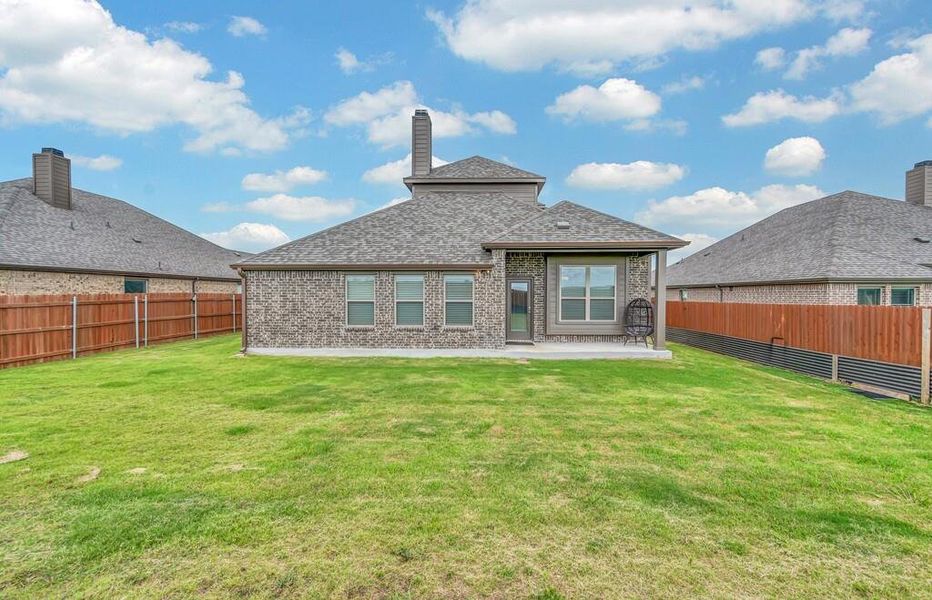Exterior details and patio area of a home in , Waco (Image 19). Exterior details and patio area of a home in , Waco (Image 19).