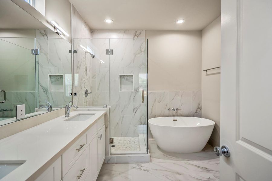 Furnished interior view inside a new home in , Houston (Image 13).