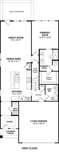 The Scotch Pine floor plan by K. Hovnanian® Homes. 1st Floor shown. *Prices, plans, dimensions, features, specifications, materials, and availability of homes or communities are subject to change without notice or obligation.