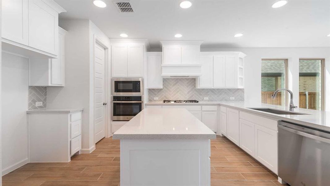 Furnished interior view inside a new home in Devonshire - Reserve 45', Forney (Image 9). Furnished interior view inside a new home in Devonshire - Reserve 45', Forney (Image 9).