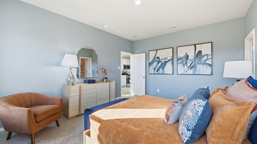 Furnished interior view inside a new home in Hickory Grove, Krum (Image 33).