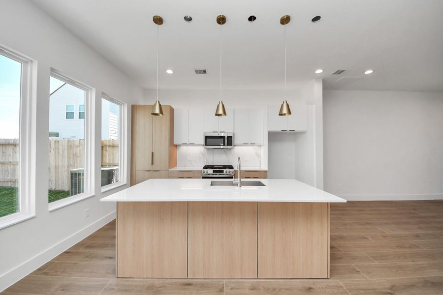Furnished interior view inside a new home in , Houston (Image 6).