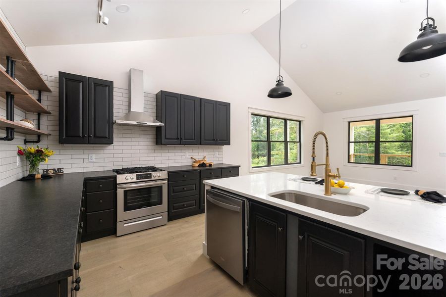 Furnished interior view inside a new home in , Hendersonville (Image 12).