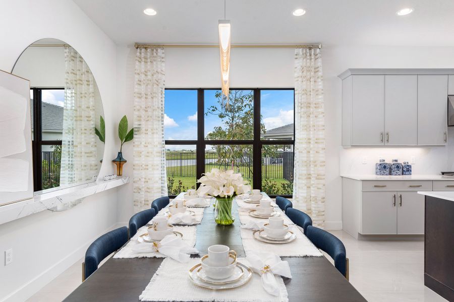 Representative furnished interior of a home built from the Tivoli by GL Homes in Valencia Parc at Riverland, Port St. Lucie (Image 10).