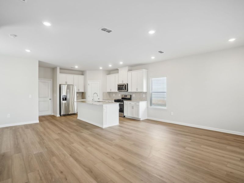 Spacious, unfurnished interior of a new home in Marshburn Landing - Bungalow Series, Wendell (Image 14). Spacious, unfurnished interior of a new home in Marshburn Landing - Bungalow Series, Wendell (Image 14).