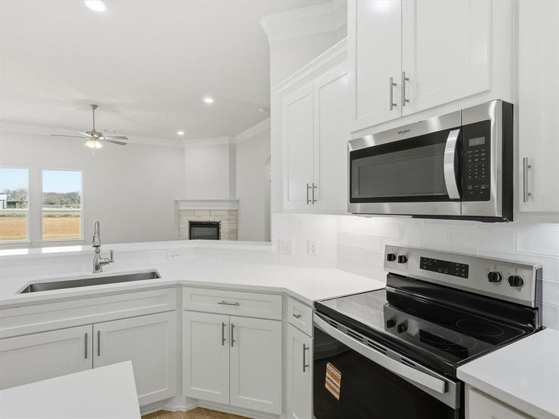 Furnished interior view inside a new home in , Tolar (Image 7). Furnished interior view inside a new home in , Tolar (Image 7).